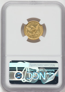 1847-O $2.50 Liberty Quarter Eagle NGC AU58