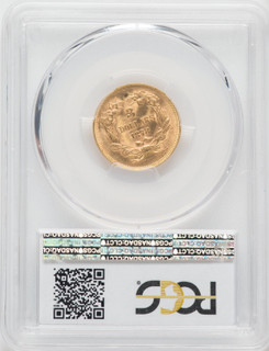 1878 $3 Three Dollar Gold Pieces PCGS MS64