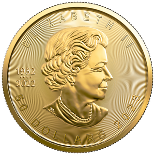 2023 1 oz Canadian Gold Maple Leaf Coin BU