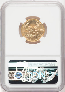 1986 $10 American Gold Eagle NGC MS69 Ron Harrigal Signed
