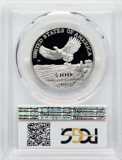 2000-W $100 One-Ounce Platinum Eagle Statue of Liberty PCGS PR70 2000-W $100 One-Ounce Platinum Eagle Statue of Liberty PCGS PR70