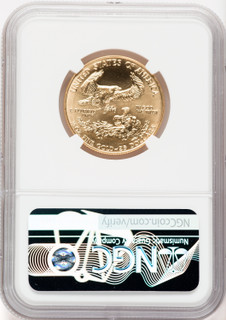 1991 $25 American Gold Eagle NGC MS69 Ron Harrigal Signed