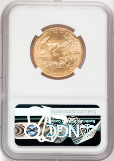 1996 $25 American Gold Eagle NGC MS69 Ron Harrigal Signed