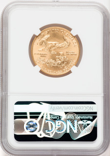 2000 $25 American Gold Eagle NGC MS69 Ron Harrigal Signed