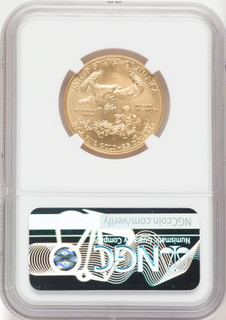 2011 $25 American Gold Eagle NGC MS69 Ron Harrigal Signed