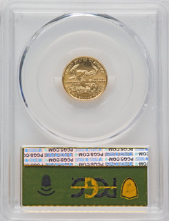 1991 $5 Tenth-Ounce Gold Eagle PCGS MS70