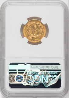 1874 $3 Three Dollar Gold Pieces NGC AU58