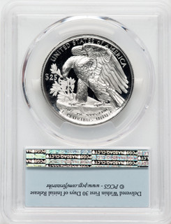 2018-W $25 Palladium First Strike PCGS PR70