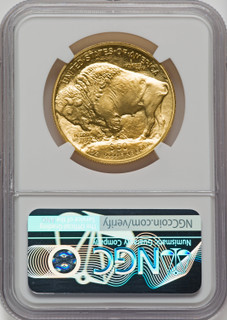 2023 $50 One-Ounce Gold Buffalo First Day of Issue NGCX MS10