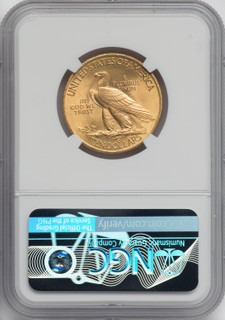 1908 $10 MOTTO Indian Eagle NGC MS65