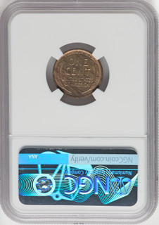 1911-D 1C RB Lincoln Cent NGC MS65