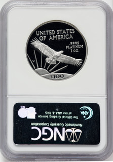 1997-W $100 One-Ounce Platinum Eagle First Year Issue NGC PF70