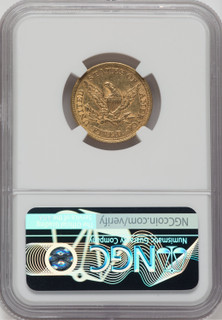 1853 $5 Liberty Half Eagle NGC AU58