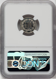 1872 3CN Proof Three Cent Nickel NGC PR67