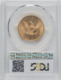 1861 $10 Liberty Eagle PCGS MS61