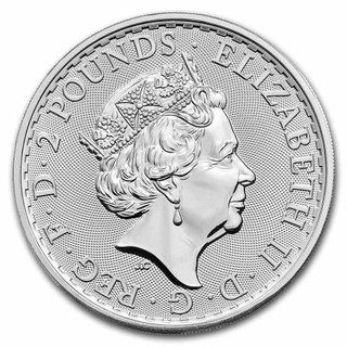 2023 British 1 Oz Silver Queen Elizabeth II Britannia Coin BU