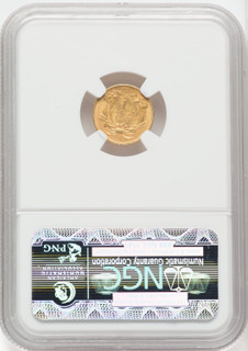 1855 G$1 Type Two Gold Dollar NGC MS62