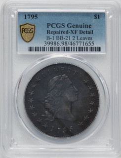 1795 $1 B-1 BB-21 Genuine Early Dollar Genuine PCGS XF40