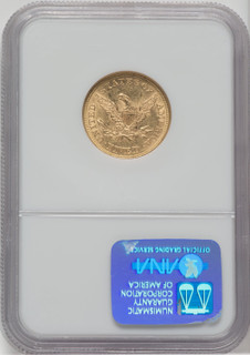 1851 $5 Liberty Half Eagle NGC AU58