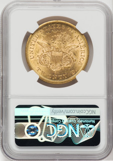 1856-S $20 Liberty Double Eagle NGC MS61
