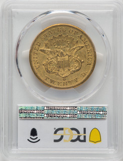 1852-O $20 CAC Liberty Double Eagle PCGS AU50