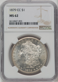 1879-CC $1 Morgan Dollar NGC MS62