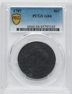 1797 50C Early Half Dollar PCGS G4 1797 50C Early Half Dollar PCGS G4