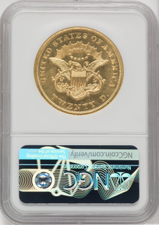 1863 $20 Liberty Double Eagle NGC AU58