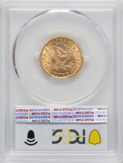 1907 $5 Liberty Half Eagle PCGS MS63+