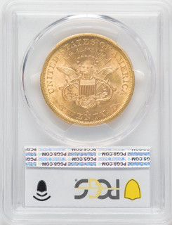 1856-S $20 Liberty Double Eagle PCGS MS61