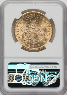 1868-S $20 Liberty Double Eagle NGC AU58