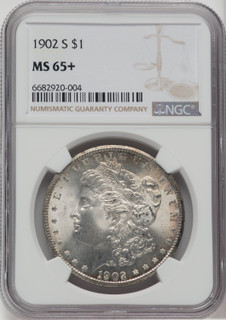 1902-S $1 Morgan Dollar NGC MS65+