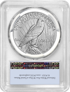 2023 Peace Silver Dollar Advanced Releases PCGS MS70