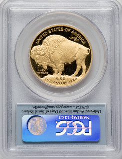 2009-W $50 One-Ounce Gold Buffalo First Strike PCGS PR70