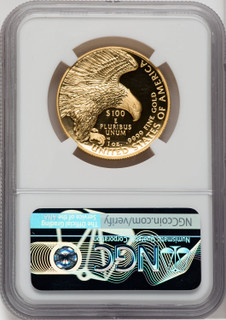 2019-W $100 High Relief Enhanced First Day of Issue NGC SP70 Castle