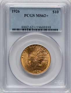 1926 $10 Indian Eagle PCGS MS62+