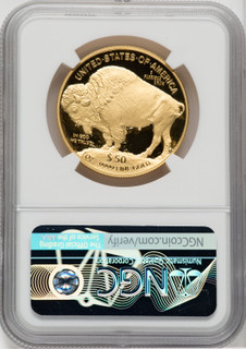 2018-W $50 One-Ounce Gold Buffalo First Day of Issue NGC PF70