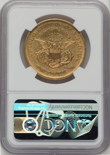 1851 $20 Liberty Double Eagle NGC AU53