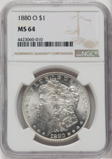 1880-O $1 Morgan Dollar NGC MS64