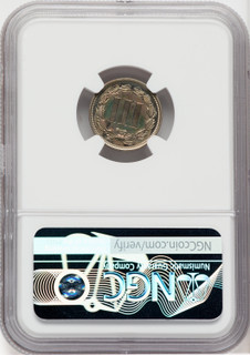 1866 3CN Proof Three Cent Nickel NGC PR66+ 1866 3CN Proof Three Cent Nickel NGC PR66+