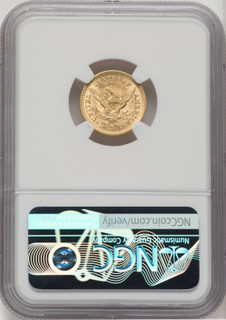 1852 $2.50 Liberty Quarter Eagle NGC MS61