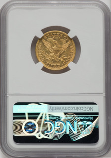 1870-S $5 Liberty Half Eagle NGC AU58