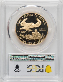 1989-W $50 One-Ounce Gold Eagle PCGS PR70