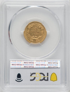 1855 $3 Three Dollar Gold Pieces PCGS VF30