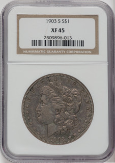 1903-S $1 Morgan Dollar NGC XF45