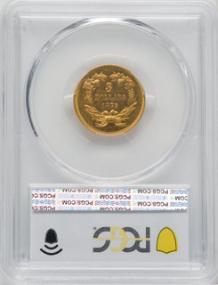 1879 $3 Three Dollar Gold Pieces PCGS MS60