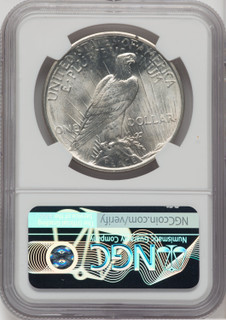 1926-D $1 Peace Dollar NGC MS65