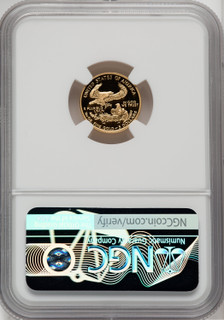 2008-W $5 Tenth-Ounce Gold Eagle NGC PF70