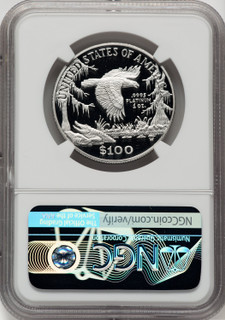 1999-W $100 One-Ounce Platinum Eagle Statue of Liberty NGC PF70 1999-W $100 One-Ounce Platinum Eagle Statue of Liberty NGC PF70