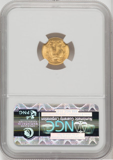 1855 G$1 Type Two CAC Gold Dollar NGC MS66+